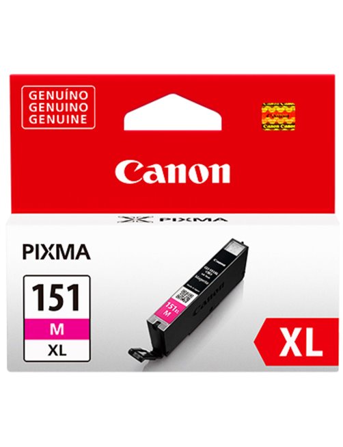 Cartucho de tinta Canon CLI-151 XL Pixma, inyección de tinta magenta original 6479B001