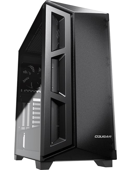 Cougar DarkBlader X5 - Torre - placa ATX extendida - windowed side panel (tempered glass) - sin fuente de alimentación - negro t
