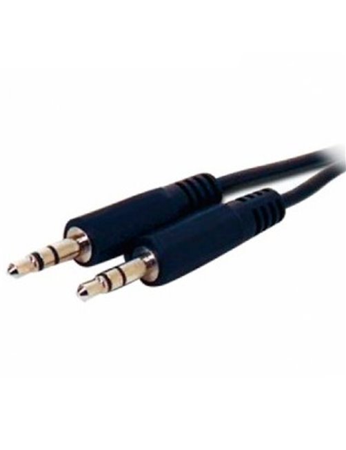 Cable de audio 3,5mm a 3,5mm M-M de 1,5 mts