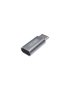 Adaptador USB tipo C a USB, material aluminio , puntas doradas / mod. Y-A025CGY