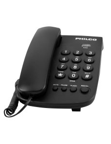 Teléfono sobremesa philco negro 23PRT150BK