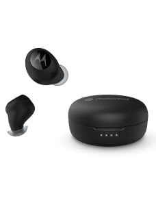 Audífonos True Wireless Motorola Buds 150 IPX5 earbuds resistentes al agua, negro 5055374710746