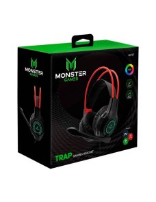 Audífonos Gamer Monster TRAP headset Au727 29MTGAU727