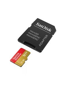 Tarjeta de Memoria Flash SanDisk Extreme microSDXC UHS-I 128GB + SD Adapter SDSQXAA-128G-GN6MA