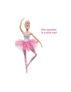 Barbie Bailarina de Ballet Luces Brillantes Tutú Rosa