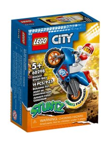 Figura Lego City Moto Acrobática: Cohete, 60298