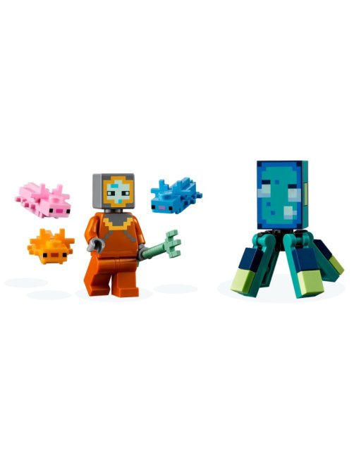 Figura Lego Minecraft La Batalla contra el Guardián, 21180