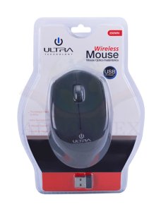 Mouse óptico Inalámbrico Ultra 250WN USB negro 7297290250113
