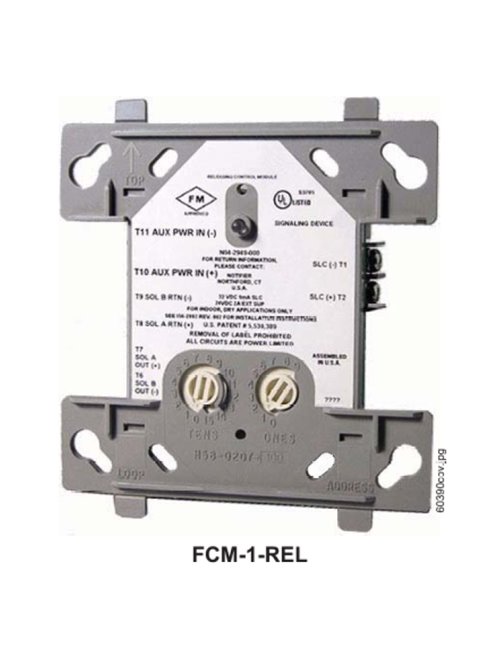 Módulo de Control de Descarga Direccionable Notifier FCM-1-REL