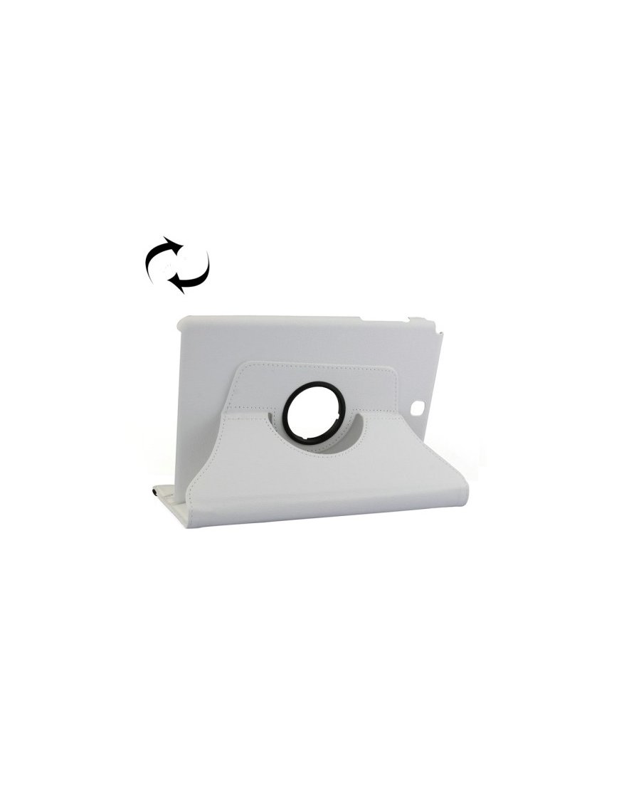 Estuche Blanco con Soporte con Rotacion para Galaxy Tab A 9.7" P550