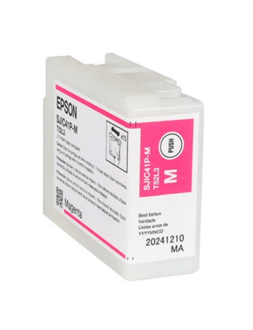 Cartucho de tinta magenta Epson SJIC41P-M para ColorWorks C4000 C13T52L320