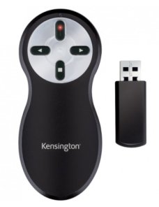 Kensington Wireless Presenter with Laser Pointer - Control remoto para presentaciones - 4 botones -  33374