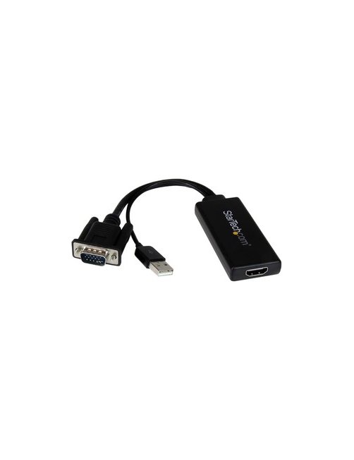 Adaptador VGA a HDMI con Audio USB VGA2HDU - Imagen 1