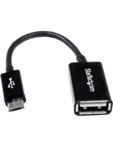 Cable 12cm Micro USB a USB A Hembra OTG UUSBOTG - Imagen 1