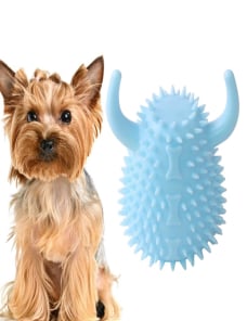 2 PCS Limpieza de dientes Perro Cepillo de Dientes Chew Juguete Entrenamiento Interactivo Molar Voz PET PET PET anti-aburrido (
