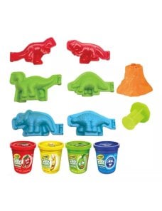 Set de 4 Plasticinas Crayola Silly Scents Forma De Dinosaurios