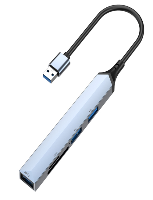 Adaptador-HUB-de-estacion-de-acoplamiento-multifuncional-USB-a-USB-V253A-5-en-1-PC5715