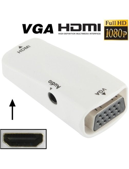 Adaptador HDMI a VGA con Audio