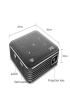 P11-4K-HD-DLP-Mini-Proyector-3D-4G-32G-SMART-Micro-Proyector-conveniente-Estilo-AU-Plug-Negro-TBD0424524404A