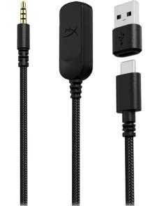 HyperX Cloud III Gaming - Auricular - tamaño completo - cableado - USB, conector de 3,5 mm - negro
