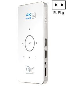 C6 1G + 8G Android System Intelligent DLP HD Mini Proyector Portable Portable Teléfono móvil Proyector, enchufe de la UE (bla