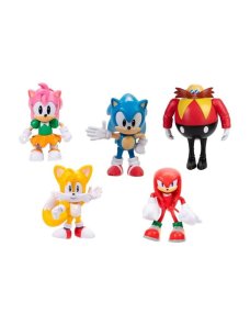 Pack 5 Figuras de colección Sonic, 6 cm 26721