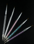 Nail Art Dotting Pen Acrílico Rhinestone Cristal UV Gel Pintura Manicura Herramienta Dibujo Liner Flor Cepillo Decoración
