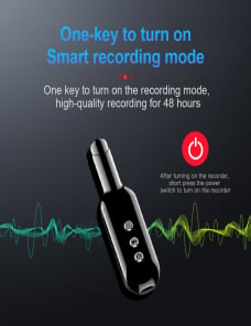 D3-AI-Smart-High-Definicion-Reduccion-de-ruido-Grabador-de-voz-Capacidad-128GB-Negro-EDA002355606A