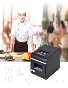 Xprinter XP-Q90EC Impresora térmica de recibos de lista rápida portátil de 58 mm, estilo: USB + Bluetooth (enchufe de EE. UU