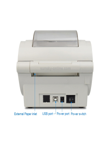 POS-9210 Impresora térmica de recibos de punto de venta USB + Bluetooth de 110 mm Impresora de etiquetas de código de barras 