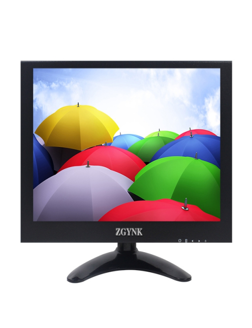 Monitor Portátil De Metal ZGYNK B1042 HD, 12", VGA, AV, HDMI, BNC