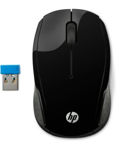 HP 200 Black Wireless Mouse - Imagen 1
