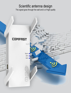 COMFAST-CF-AC2100-2100Mbps-WiFi-inalambrico-AMPLIFICADOR-DE-SIGNIFICACION-ROUTER-DE-RED-DE-BOOSTER-CON-4-ANTENAS-ENCHUFT-DE-LA-U