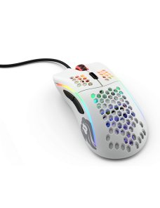 Mouse gamer glorious model d Gd-white m, blanco