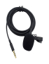 ZS0154-Grabacion-Clip-on-Collar-Tie-Telefono-movil-Lavalier-Microfono-Longitud-del-cable-12-m-Negro-IP6D1155B