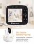 SM935 Pantalla LCD de 3,5 pulgadas Video inalámbrico Monitor de bebé Visión nocturna Audio bidireccional Cámara IP (enchufe