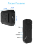WD16-Mini-HD-WiFi-Camara-Grabadora-de-180-grados-con-clip-trasero-Negro-EDA003362701A