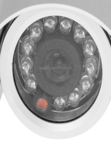 Cámara de video CCD en color LED y resistente al agua con conjunto de lentes fijos de 6 mm Sony 420TVL de 1/3 de pulgada