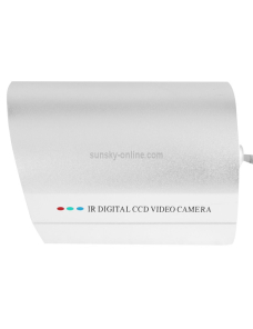 Cámara de video CCD en color LED y resistente al agua con conjunto de lentes fijos de 6 mm Sony 420TVL