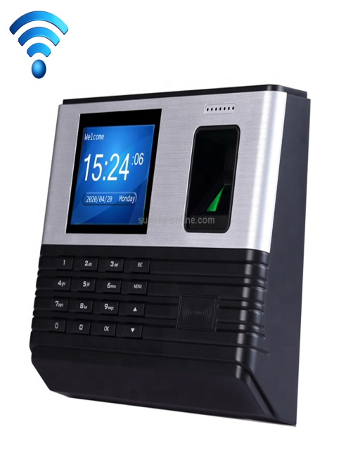 Realand AL355 Tiempo de asistencia de huellas dactilares con pantalla a color de 2,8 pulgadas y función de tarjeta de identifi