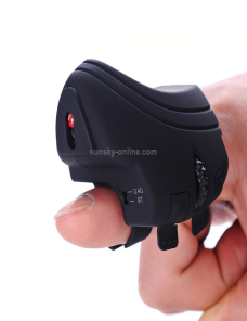 GM306DM-24G-Lazy-Finger-Ring-Mouse-Raton-inalambrico-recargable-Negro-KB5985B