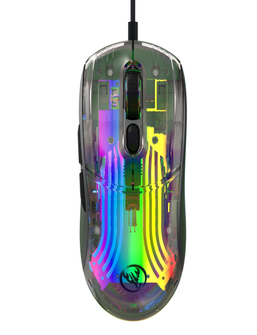 Raton-para-juegos-con-cable-RGB-transparente-X400-de-7-teclas-negro-EDA0044528B