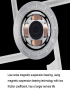 MF8025 Suspensión magnética FDB Cojinete de presión dinámica Ventilador de chasis PWM de 4 pines, estilo: no luminoso (negr