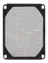 Cubierta a prueba de polvo de aluminio del ventilador de la computadora del filtro de polvo del ventilador negro de los 8cm