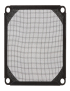 Cubierta a prueba de polvo de aluminio del ventilador de la computadora del filtro de polvo del ventilador negro de los 8cm