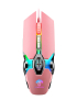 Leave 7 Keys 4000dpi USB Cableado de computadora Oficina Luminosa RGB Mecánico Mouse, Cabel Longitud: 1.5m, Color: S30 Pink