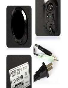 EDIFIER-R101V-Laptop-Audio-Home-Mini-Subwoofer-conector-estadounidense-Negro-TBD0572289201A