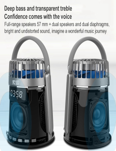 Soaiy-K8-Wireless-Bluetooth-Dual-despertador-Reloj-de-alarma-con-ventilador-pequeno-azul-EDA002102201A