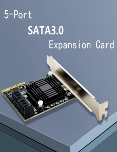 5-Puertos-SATA-30-A-PCIE-FIP-4X-GEN-3-Tarjeta-de-expansion-con-disipador-de-calor-SYA0017503