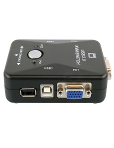 HW1701-2-IN-1-OUT-KVM-Switcher-2-Puerto-Manual-VGA-interruptor-USB-con-conmutacion-del-mouse-del-teclado-negro-TBD0588223301A